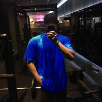 Camiseta De Gimnasio Para Hombres Suelta Con Manga Corta Estilo Hip Hop Streetwear Fitness Bodybuilding Camiseta De Verano De Algodón Y Spandex - details 15