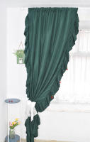 Cortinas de Estilo Princesa Nórdica con Flecos Decorativas en Color Sólido para Sala de Estar Dormitorio Material de Poliéster 100% Tema Romántico Cortinas Lavables de Largo 260cm y Más - details 25