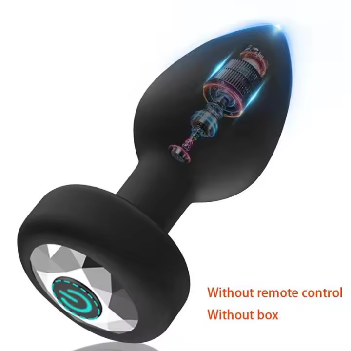Vibrador Anal de 10 velocidades con Control remoto, tapón Anal, masaje de próstata, masturbador femenino, Juguetes sexuales para adultos para mujeres, hombres y Gay - 1