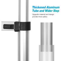 Escalera Telescópica de Aluminio de 5m Portátil, Desmontable, Antideslizante, Extensible, Multiusos, Carga de 150kg Mejoras del Hogar y Herramientas - details 55