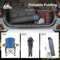 Silla Plegable de Camping (Negro) - details 12