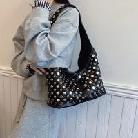 Bolso Punk para Mujer Diseño de Remache con Puntos Gran Capacidad Cierre de Snap Manija Fuerte - details 7