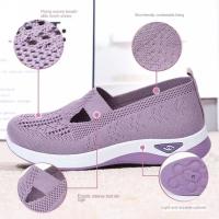 Nuevos zapatos casuales cómodos de verano para mujer, zapatos planos de mujer de suela blanda de moda con agujeros de ventilación - details 1