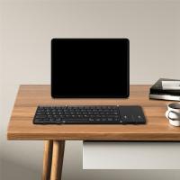 Teclado inalámbrico plegable con Bluetooth, dispositivo con panel táctil, recargable, para Windows, IOS y Android - details 7