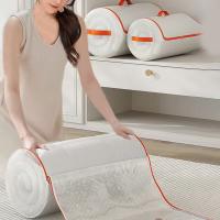 Bolsa de almacenamiento de edredón cilíndrica grande, bolsa de almacenamiento de edredón de ropa comprimible a prueba de polvo, impermeable con cremallera, bolsa de mudanza de equipaje - details 2
