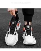 Zapatillas Deportivas con Cordón Giratorio para Hombres Zapatos Ligeros para Adultos, Versátiles, Transpirables, Para Correr, Estilo Casual - details 4