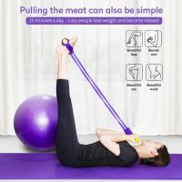Dispositivo De Entrenamiento Con Cuerda Elástica De 4 Resistencias Para Gimnasio Doméstico Bandas De Resistencia Abdominal Equipo De Fitness Para Mujeres Ejercicio Completo - details 5