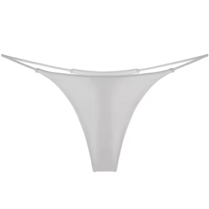 Mujer Sexy fina de algodón con tiras de tiro bajo S-XL ropa interior G Strings bragas tangas - 1