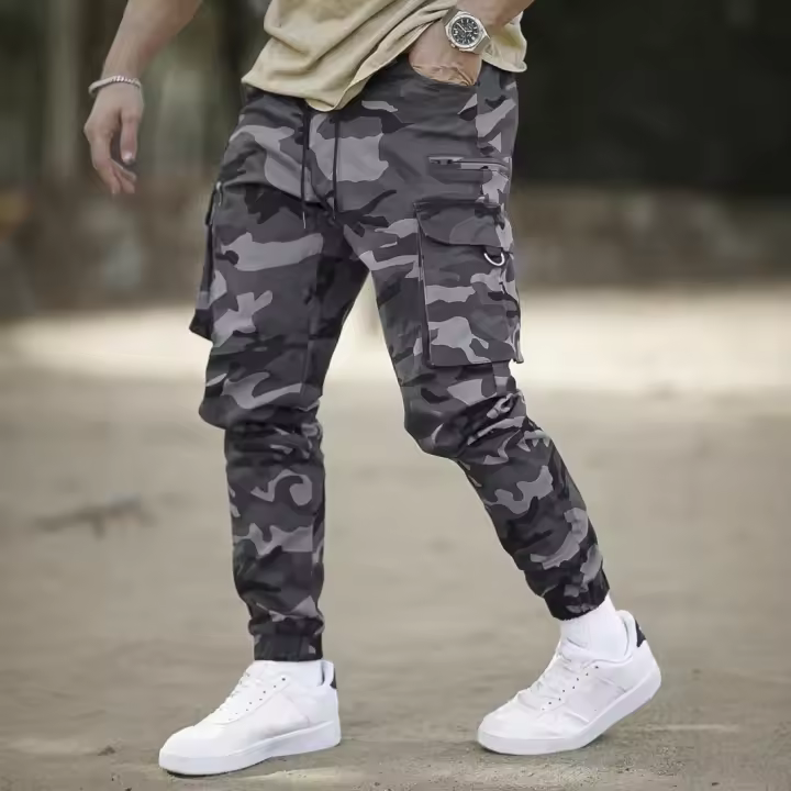 Pantalones de Camuflaje para Hombres Primavera/Verano Tendencia de Moda para Chinos - 1