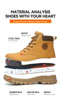 Botas de Trabajo Ligeras y Inolvidables Zapatos de Seguridad de Acero para Hombres y Mujeres - details 5