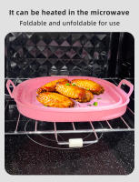 Bandeja de Cocina de Silicona para Aire Fryer Antiadherente, Reutilizable Segura para Lavado en Disfregador Ideal para Pollo Frito y Pizza - details 9