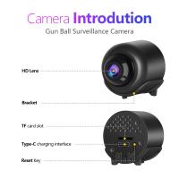 Minicámara de seguridad X5 con Control remoto, videocámara inalámbrica con Wifi, 1080P, visión nocturna, detección de movimiento - details 2