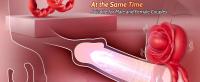 Anillo sexual vibrador para adultos, juguete rosa para hombres y mujeres, estimulador Oral del clítoris para lamer 10 lenguas para parejas - details 1