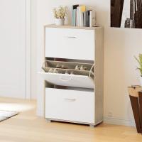 Mueble para 18 Pares Organizador Zapatos 3 Puertas Compacto 115x61x24cm - details 1