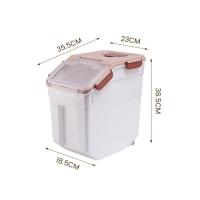 Cubo de comida para gatos de gran capacidad, 15 kg, a prueba de humedad y a prueba de insectos para el hogar - details 11