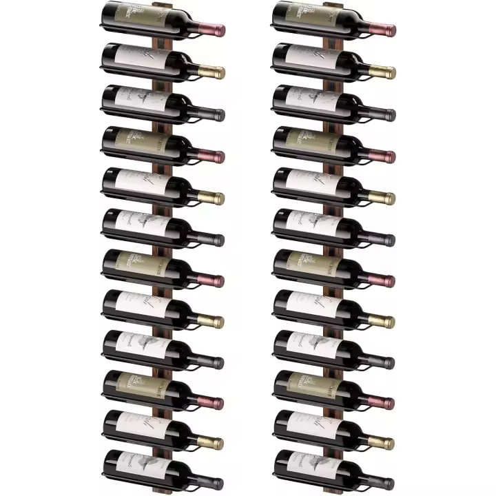 de pared para 24 botellas de vino, para cocina, comedor, bar - 1