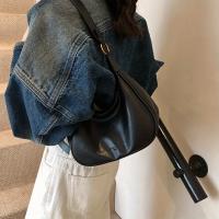 Bolso de Hombro para Mujer con Cremallera, Bolso de Media Luna, Piel Sintética de PU, Bolso Tipo Hobo para Viaje - details 2