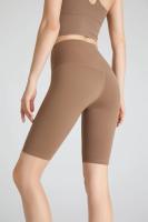Pantalones cortos de yoga de cintura alta para mujer, secado rápido, levantamiento de cadera, fitness, correr, ciclismo, pantalones cortos cómodos transpirables de secado rápido - details 4