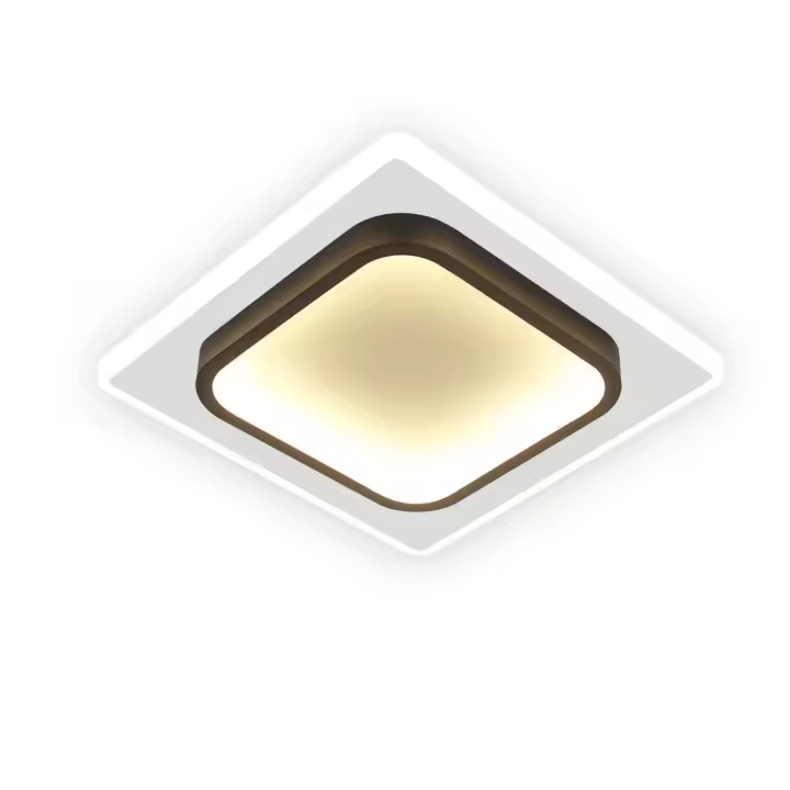 CBJKTX Lámpara de techo LED Luz de techo Pasillo - Lámpara de cocina Blanco cálido 16W Lámpara de dormitorio Lámpara de pasillo moderna Cocina negra - 1