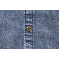 Camisas vaqueras para hombre, camisas desgastadas lavadas de calidad, talla europea, otoño e invierno, 2024 - details 10