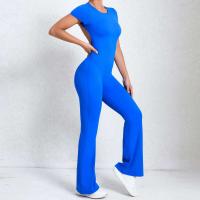 Conjunto de Yoga Ouwu Monos Deportivos para Mujeres Manga Corta, Pantalones Acampados - details 3