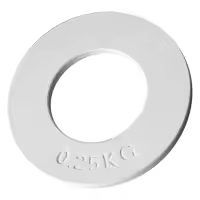 Mini placas de pesas fraccionales para entrenamiento de fuerza, accesorio de disco preciso, color blanco, 0,25Kg - details 6
