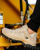 Zapatos de seguridad a prueba de perforaciones para hombre, zapatillas de trabajo de verano, zapatos de seguridad ligeros con punta de acero - details 23