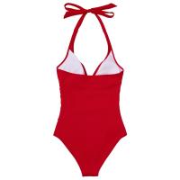 New Sexy Deep V One Piece Swimsuit Women Mesh Backess Swimwear Female Monokini Bathers Bathing Suits Summer Beach Wear - details 45