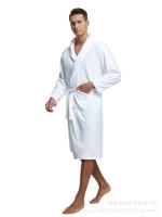 Pareja de pijamas gruesos de gran tamaño para otoño e invierno, albornoz de terciopelo Coral para hombre, Sra. Ropa de hogar cómoda y transpirable acolchada - details 18