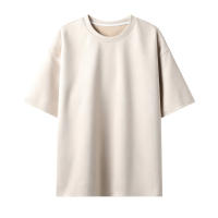Camiseta Retro de Ante de Manga Corta Ajuste Suelto Vintage para Hombres y Mujeres - details 5