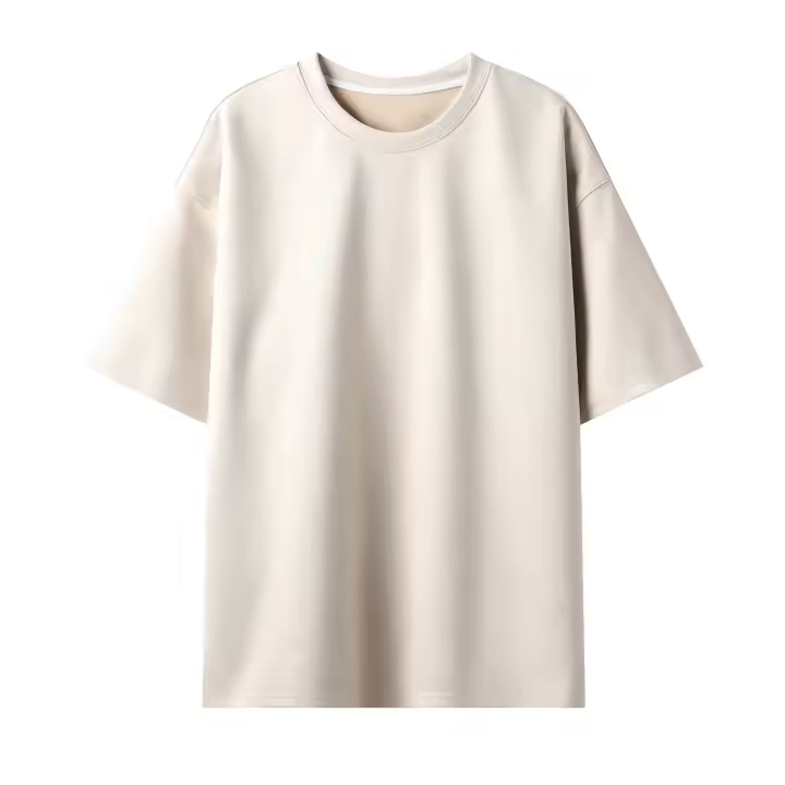 Camiseta Retro de Ante de Manga Corta Ajuste Suelto Vintage para Hombres y Mujeres - 1