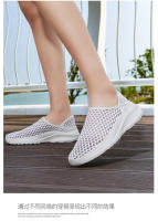 Nuevos zapatos de hombre de malla de un solo paso, ligeros, transpirables, modernos, para exteriores, informales y cómodos, estilo de pareja, primavera y otoño - details 19