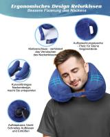 Almohada de Viaje, Almohada Hinchable Viaje para Aviones, Coches y Trenes, Almohada Cervical Viaje para Aliviar el Dolor Cervical, Almohadas Avion para tu Kit de Viaje - details 2
