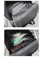 Mochila de viaje multifuncional, ligera, de gran capacidad, Unisex, con estampado de letras, impermeable, bolso escolar para deportes al aire libre - details 13