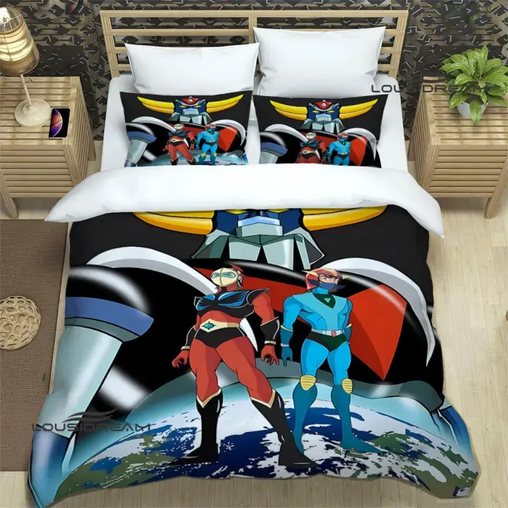 Exquisito Conjunto de Ropa de Cama UFO ROBO GRENDIZER GOLDORAK Funda de Edredón Comfortador - 1