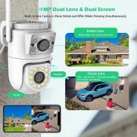Cámara Tuya 10MP De Doble Lente 5G Wifi PTZ Para Exteriores 4K Con Doble Pantalla, Protección De Seguridad, Cámaras IP, Visión Nocturna A Color, Videovigilancia - details 2