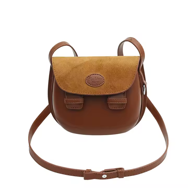 Bolso de alta gama para mujer 2025 nuevo diseño de nicho popular bolso de sillín retro simple bolso de mensajero de hombro de moda - 1