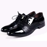 2023 Nuevo vestido de cuero genuino para hombre con borlas y zapatos de oficina con estampado formal - details 0