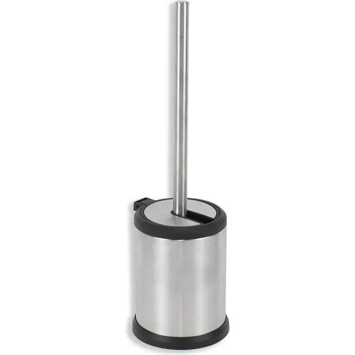 Confortime - Escobillero WC Inoxidable Automático - Cerdas Duraderas, Mango Ergonómico y Soporte Higiénico - 1