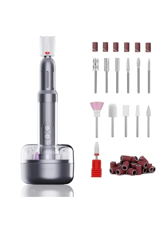 Máquina pulidora de uñas eléctrica inalámbrica, portátil, 6 modos, profesional, manicura - 1