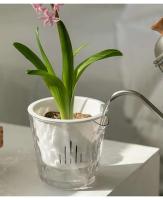 Nuevo estilo, maceta transparente transpirable con autorriego, maceta transparente para jardín, macetas de plástico para plantas - details 2
