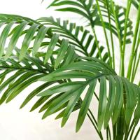 Palmera de Plástico Verde Planta Falsa Tropical para Jardín en Casa Ramas de 49.2 pulgadas - details 11