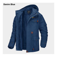 Chaqueta de esteras MAGCOMSEN para hombre invierno con capucha desmontable y múltiples bolsillos parka para esquí y senderismo material de algodón exterior y forro de algodón season: otoño/invierno - details 8