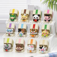 Caja de regalo de la serie de mascotas para niños y adultos, bloques de construcción, juguetes ensamblados DIY, juguetes de animales, regalos de cumpleaños y Navidad para Decoración - details 1