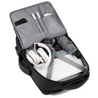 Mochila de gran capacidad para hombre, bolsa para ordenador portátil con carga USB, resistente al agua, para viajes de negocios - details 3