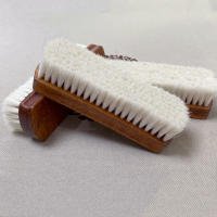 Cepillo de lana suave para zapatos, mango de madera multifuncional, cepillo para pulir zapatos, limpiador de botas, cuidado del cuero, cepillo de limpieza de zapatos, Interior del coche - details 2