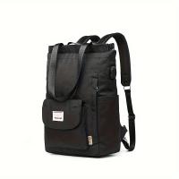 Mochila para Laptop con Correa Ajustable Nylon Duradero, Cierre de Cremallera, Múltiples Compartimentos, Estilo Casual, Mochila de Escuela Secundaria - details 0