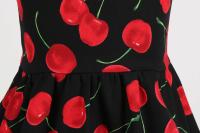 Vestido de Fiesta de Cumpleaños de Princesa para Niñas en 2025 Estampado de Cereza Lindo - details 14