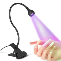 Secador de Uñas UV 395nm Mini Lámpara de Uñas para Manicura en Salón Herramienta de Manicura USB Clip-on - details 2