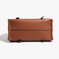 Bolso de mano vintage con asa superior para mujer, bolso de hombro de cuero PU sólido, bolso cruzado de gran capacidad, bolso de viajero, mochila de lujo de alta gama - details 6